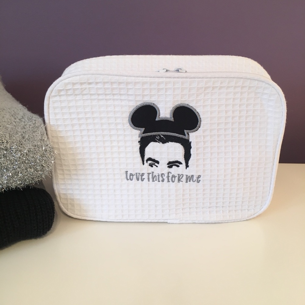 Disney David Rose Schitt’s Creek Makeup Bag